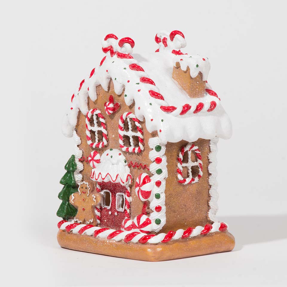 Casinha de Gengibre com Led GINGER HOUSE 12.5x9.5x17cm