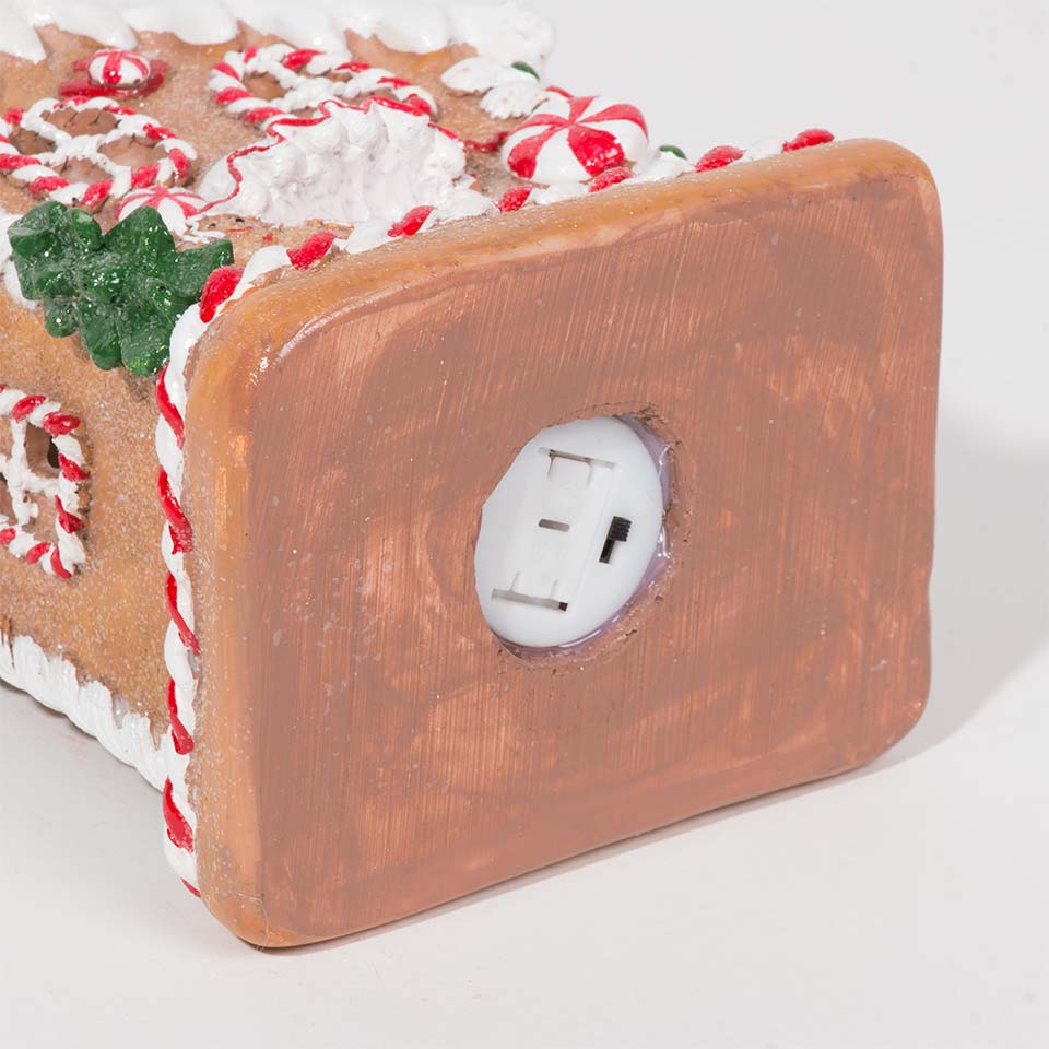 Casinha de Gengibre com Led GINGER HOUSE 12.5x9.5x17cm