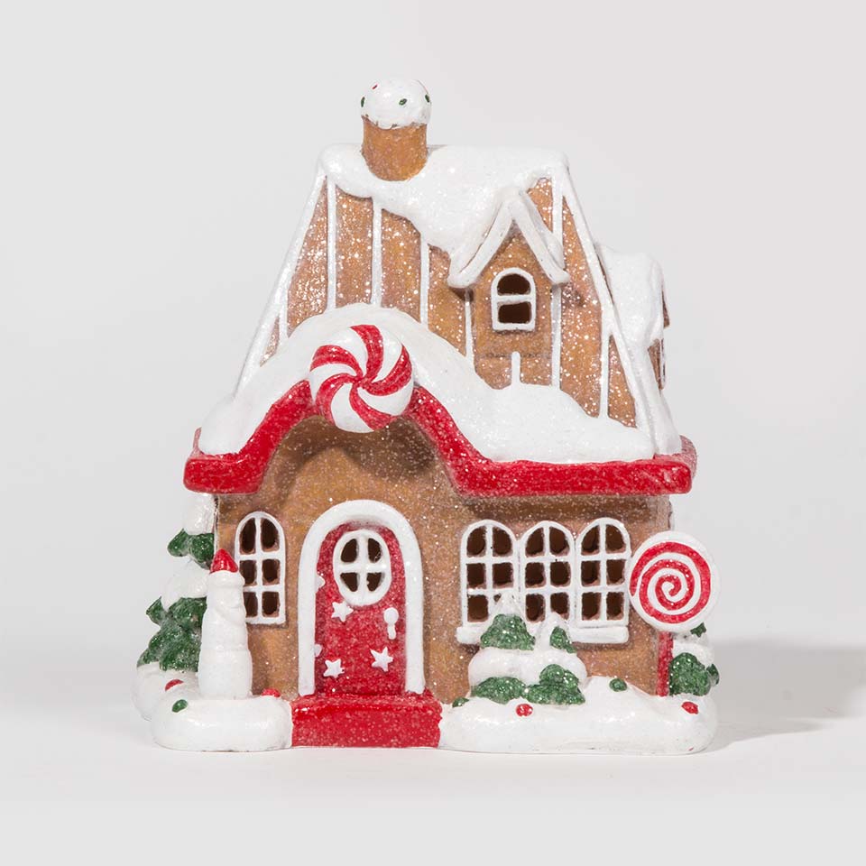 Casinha de Gengibre com Led GINGER HOUSE 16.5x9.5x18cm