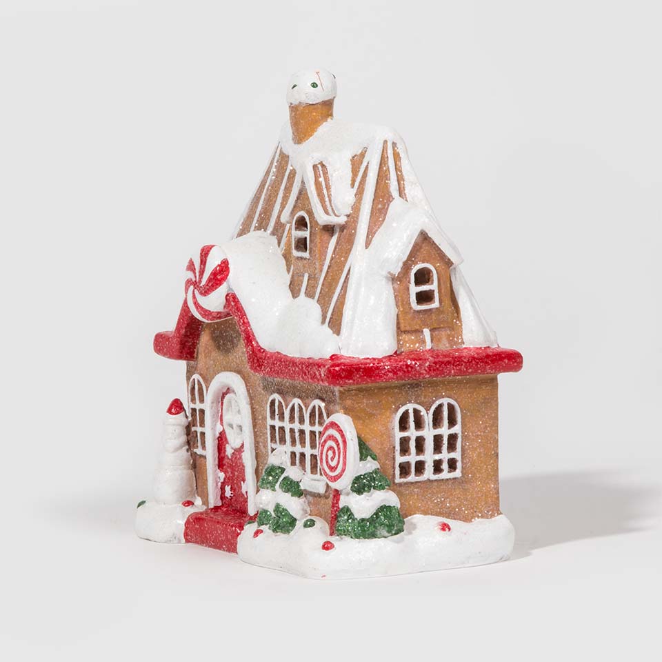 Casinha de Gengibre com Led GINGER HOUSE 16.5x9.5x18cm