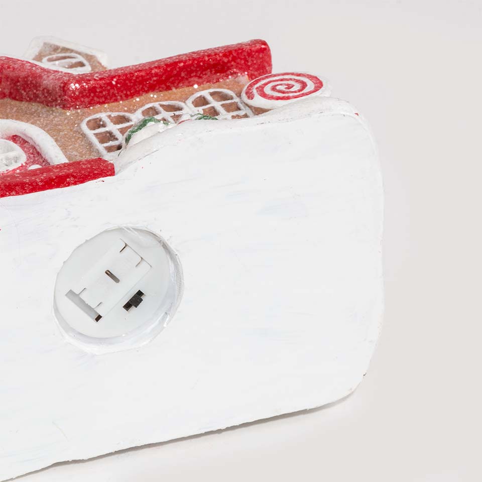 Casinha de Gengibre com Led GINGER HOUSE 16.5x9.5x18cm