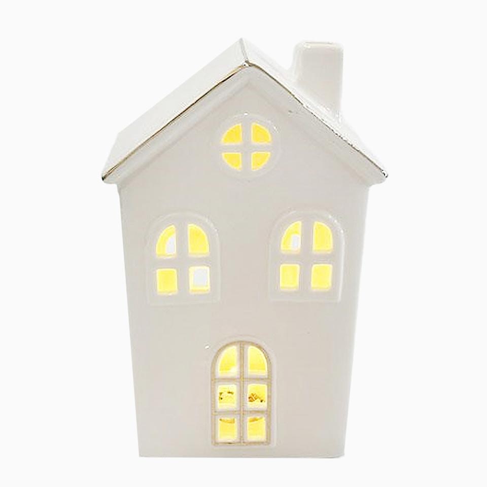 Casa Decorativa OTIUM com Luz LED 10.4x7.2x17.5cm