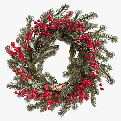Coroa de Natal PINEBERRY 50cm