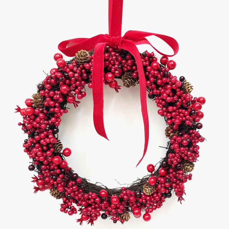 Coroa de Natal MISTLEWISH 34cm