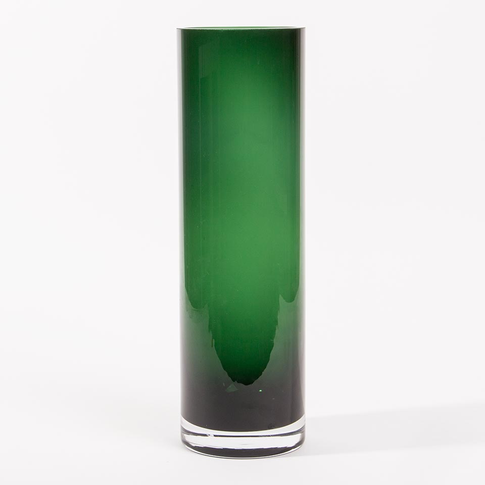 OPALE VETRO Green Vase D.12x40cm