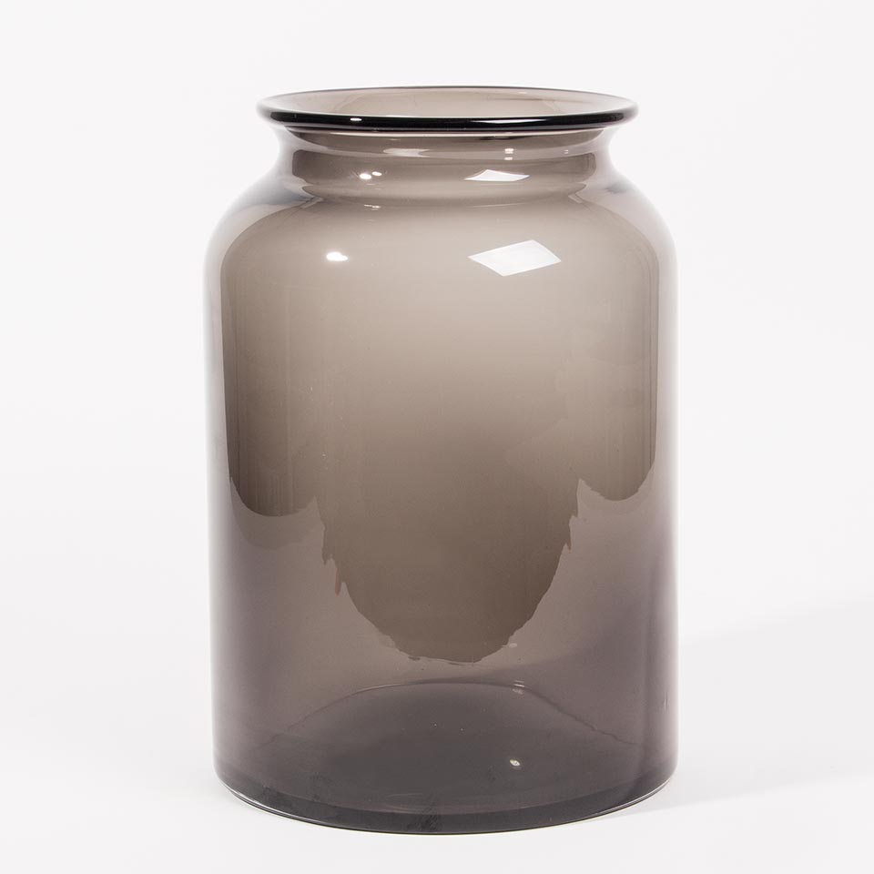 GLASÉ VETRO Vase Gray D.22x30cm