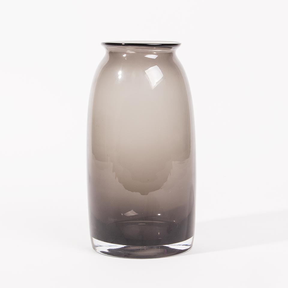GLASÉ VETRO Vase Gray D.13x25cm
