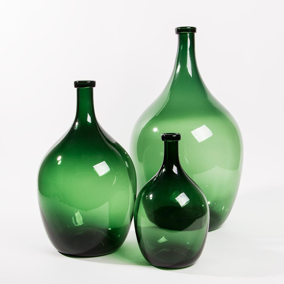 Jarra VETRO BUTTIGLIA Verde D.31x52cm