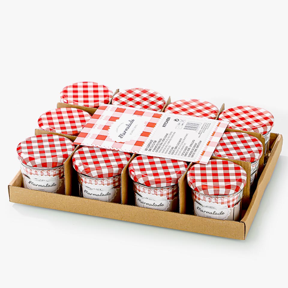 Conjunto de 12 Frascos MARMALADE 15cl