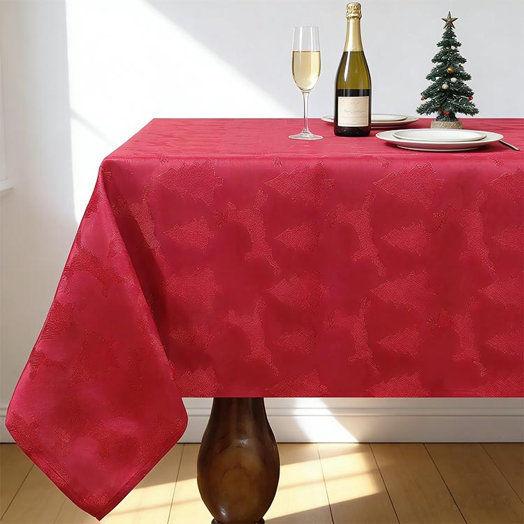 ALMÉA Red Tablecloth 140x200cm