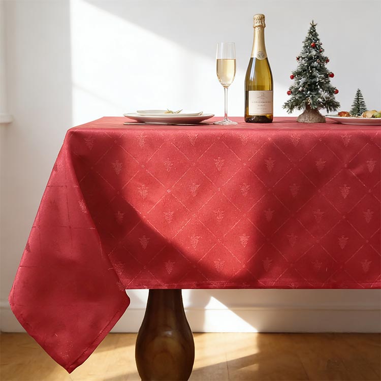 ALMÉA Red Tablecloth 140x200cm