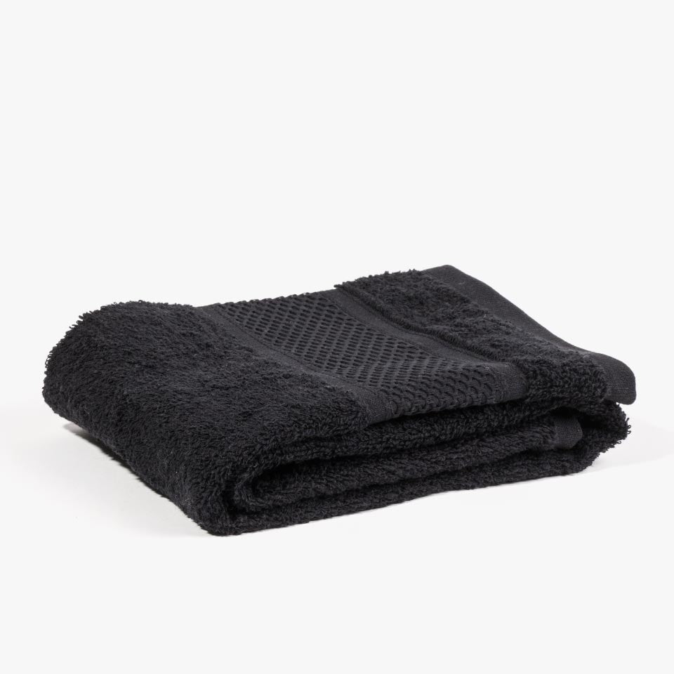 Toalha de Rosto MESH Preto 50x90cm