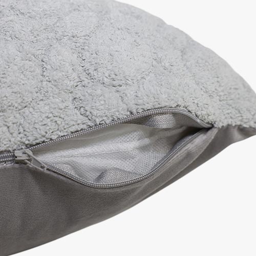 Capa de Almofada BUBLINY Cinza 45x45cm