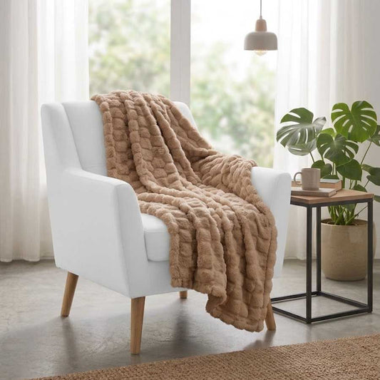 KALI Blanket Dark Brown 150x200cm