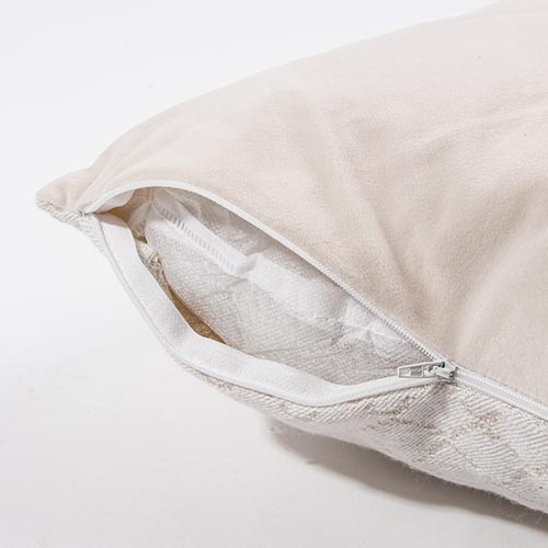 Decorative Cushion PLAID Cream 45x45cm