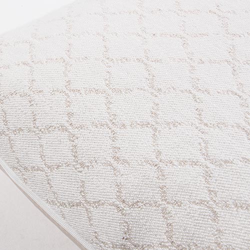 Decorative Cushion PLAID Cream 45x45cm