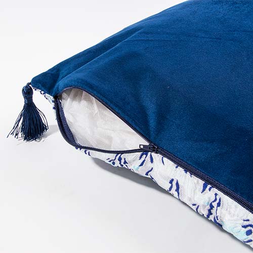 FLORÉA Blue Decorative Pillow 43x43cm
