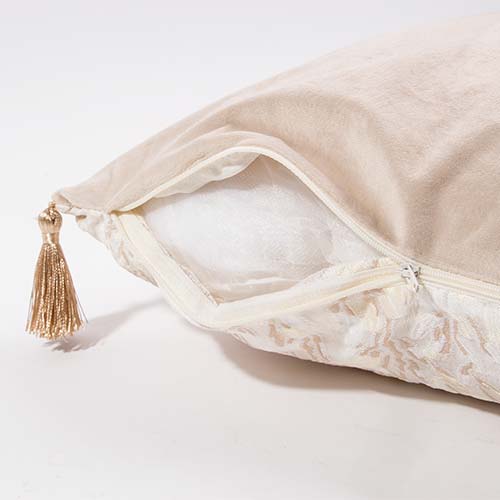 FLORÉA Beige Decorative Pillow 43x43cm