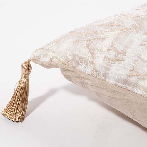 FLORÉA Beige Decorative Pillow 43x43cm