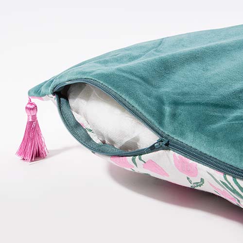 Pink Tulip Decorative Pillow 45x45cm