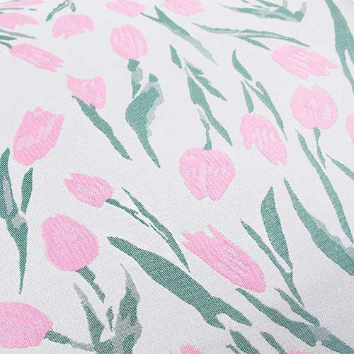 Pink Tulip Decorative Pillow 45x45cm