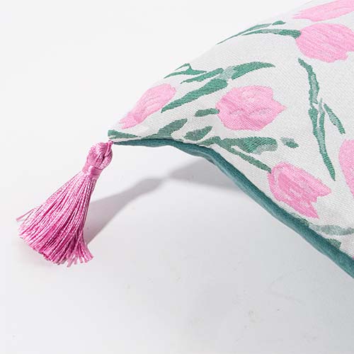 Pink Tulip Decorative Pillow 45x45cm