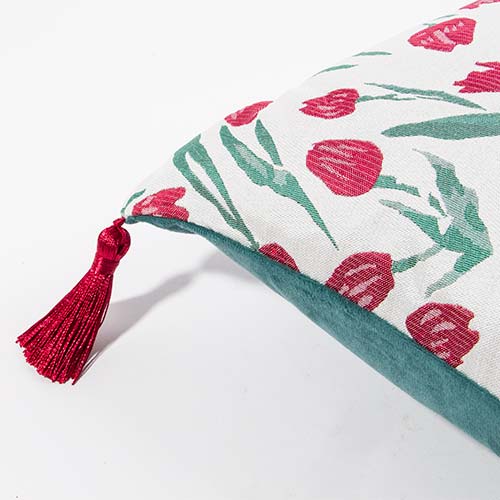 Red Tulip Decorative Pillow 45x45cm