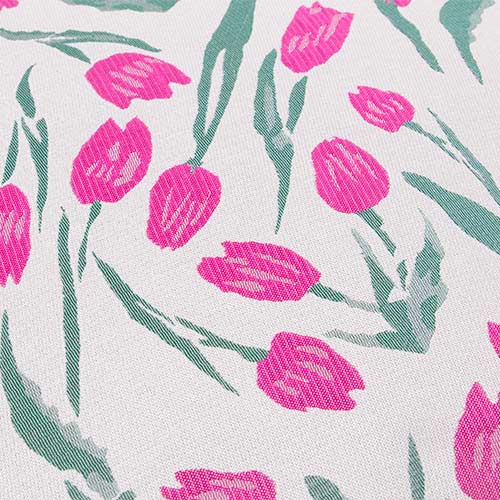 Pink Tulip Decorative Pillow 45x45cm