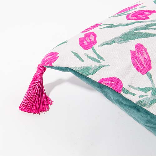Pink Tulip Decorative Pillow 45x45cm