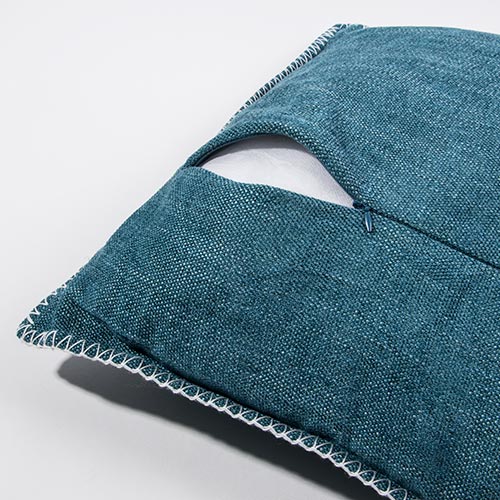 TUNNE Decorative Pillow Blue-Green 45x45cm