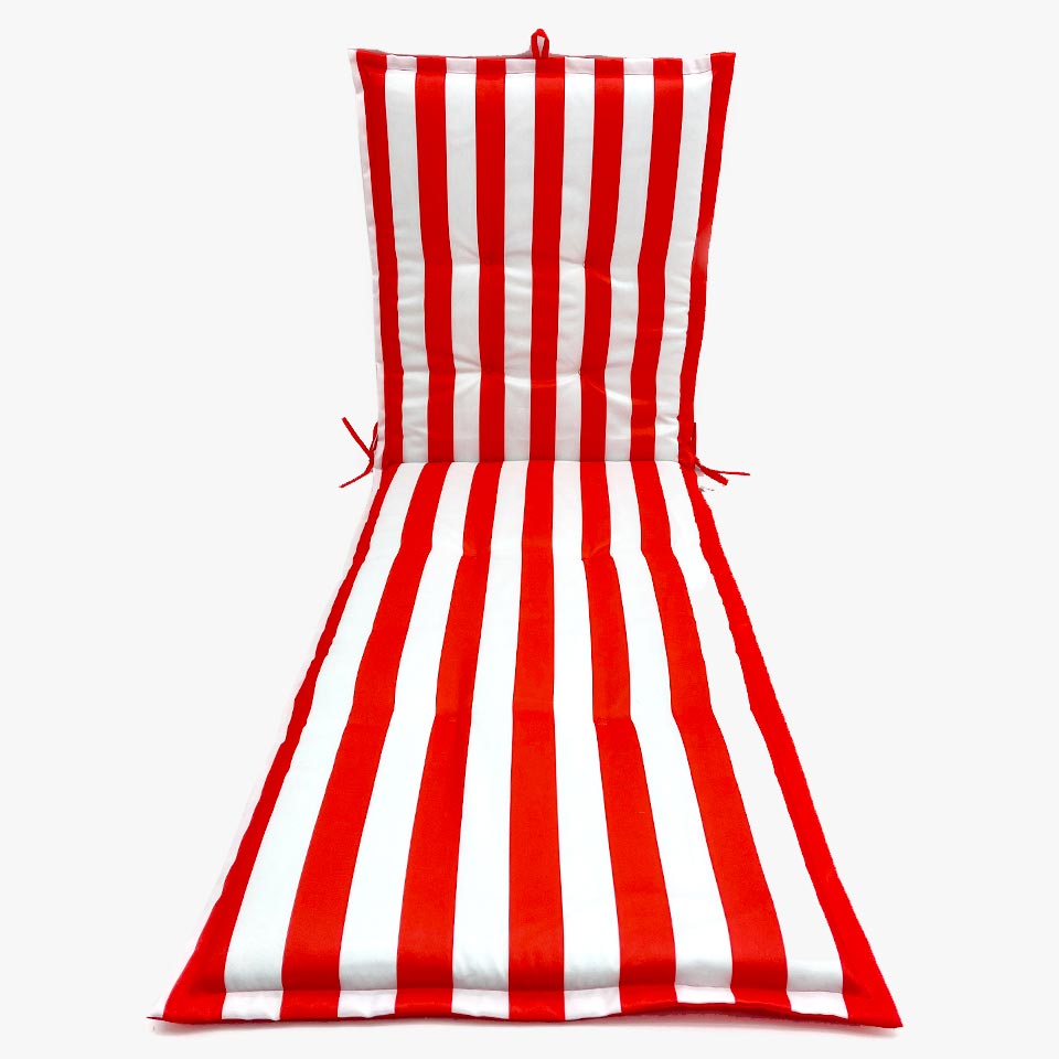 COLE Red Lounger Cushion 183x56cm