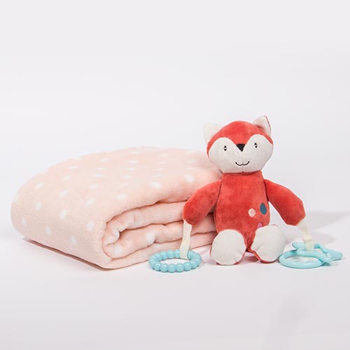 RED FOX First Activity Blanket with Toy