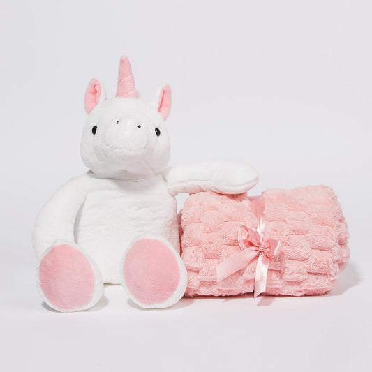 PINK UNICORN Plush Blanket