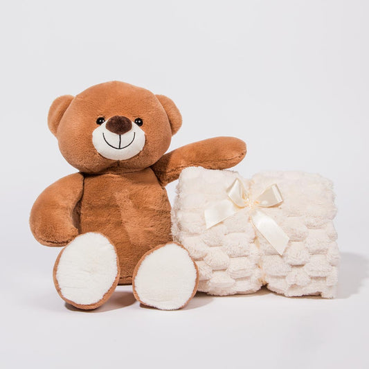 BROW BEAR Plush Blanket