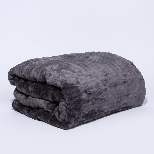 KALI Dark Grey Blanket 125x150cm