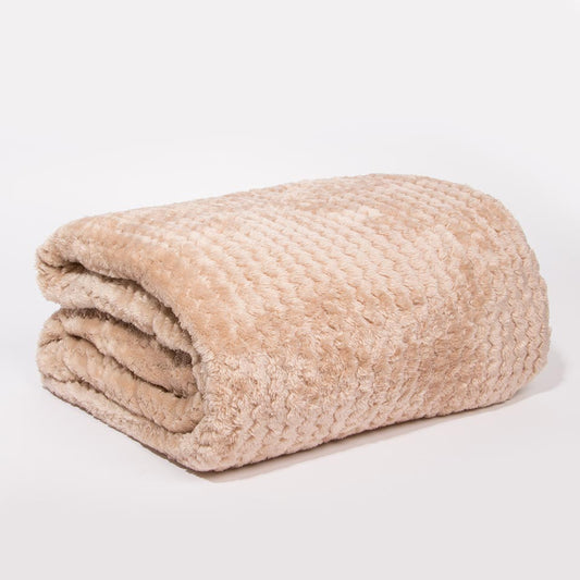 COZYNEST Brown Blanket 170x130cm