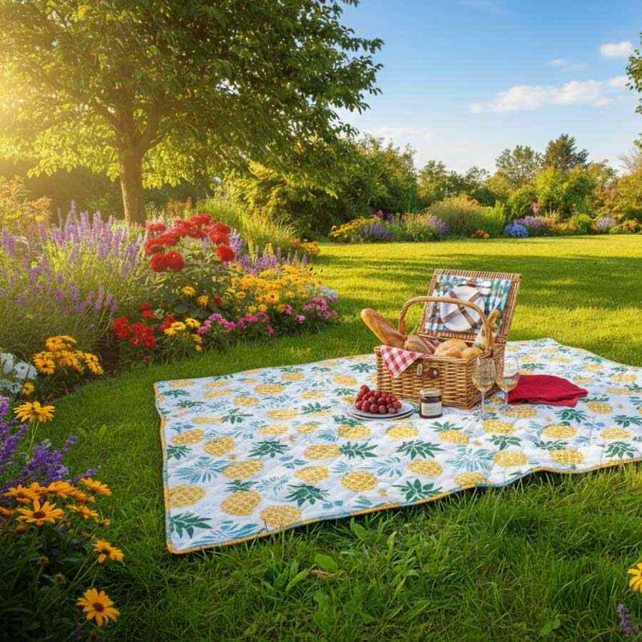Manta para Picnic ANANASES 150x200cm