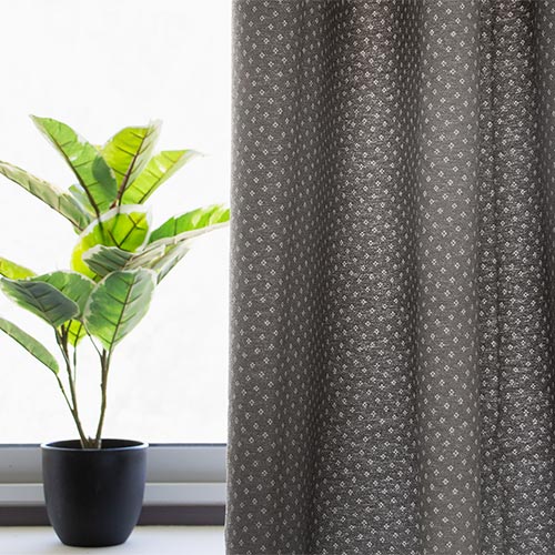 MONTECARLO POÁ Gray Curtain 140x250cm