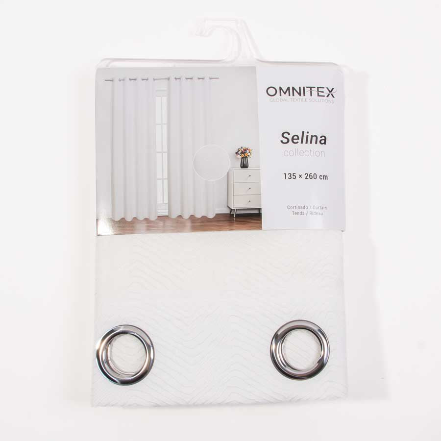 Cortinado AUREN Branco 135x260cm