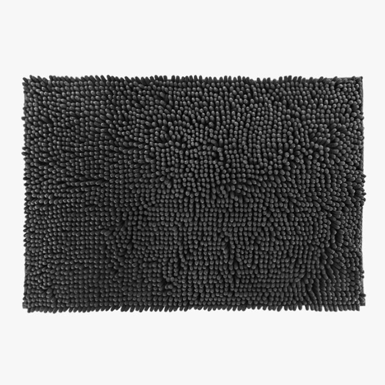 Tapete de Casa de Banho Antiderrapante NEST Cinza Escuro 40X60cm