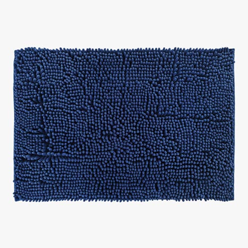 Tapete de Casa de Banho Antiderrapante NEST Azul Marinho 40X60cm