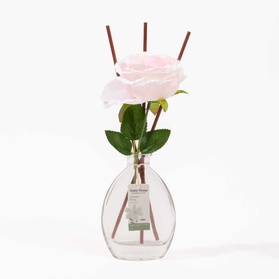 Difusor de Aroma com Flor Decorativa JASMIM e PEÓNIA 150ml