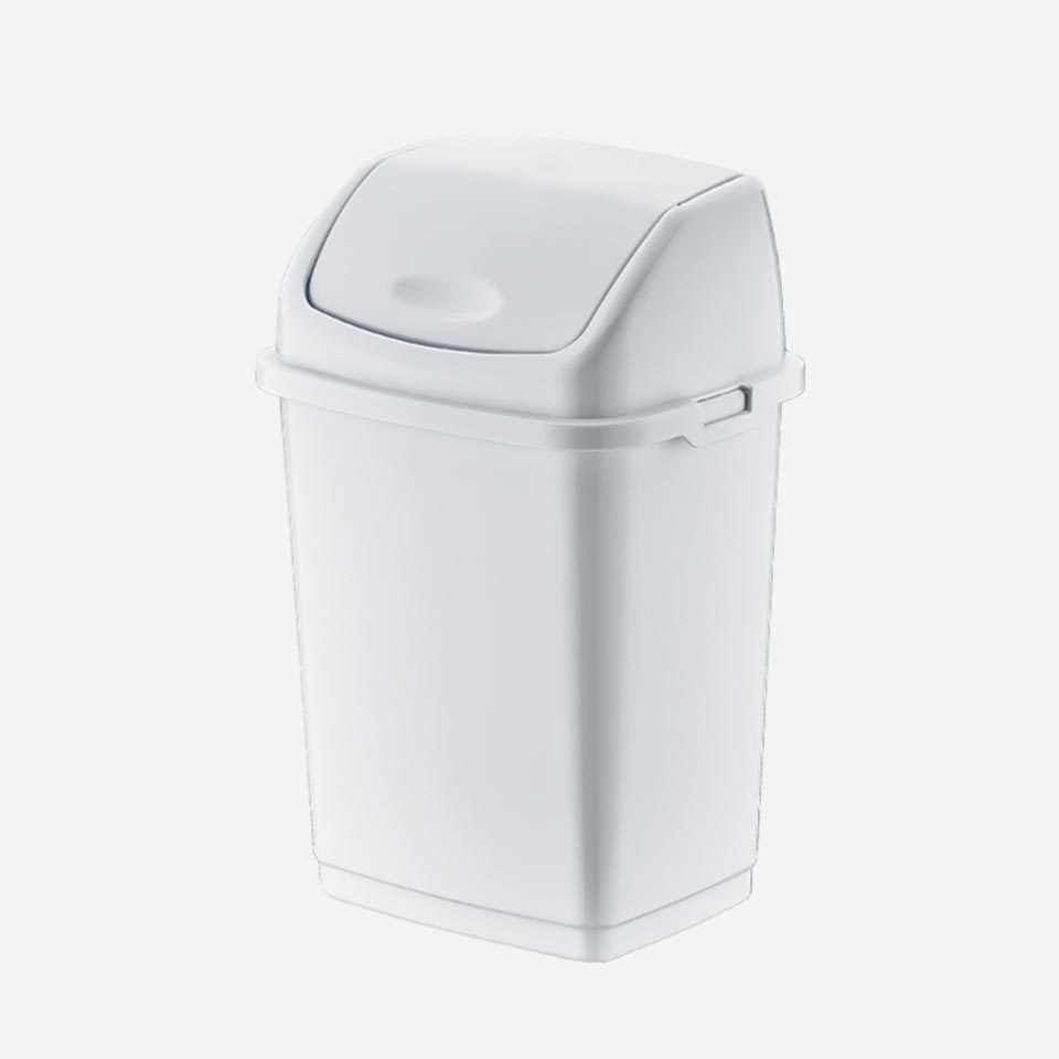 Balde do Lixo USUS Branco 5L