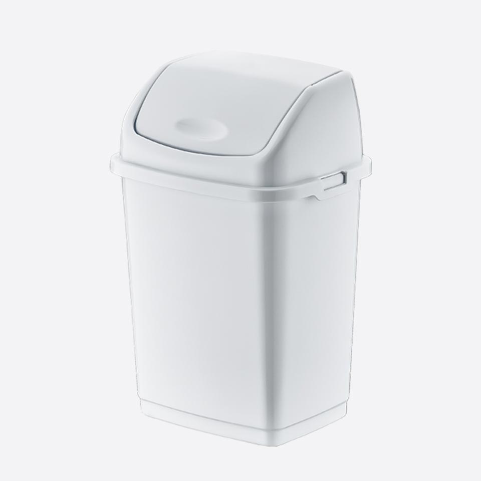 Balde do Lixo USUS Branco 10L