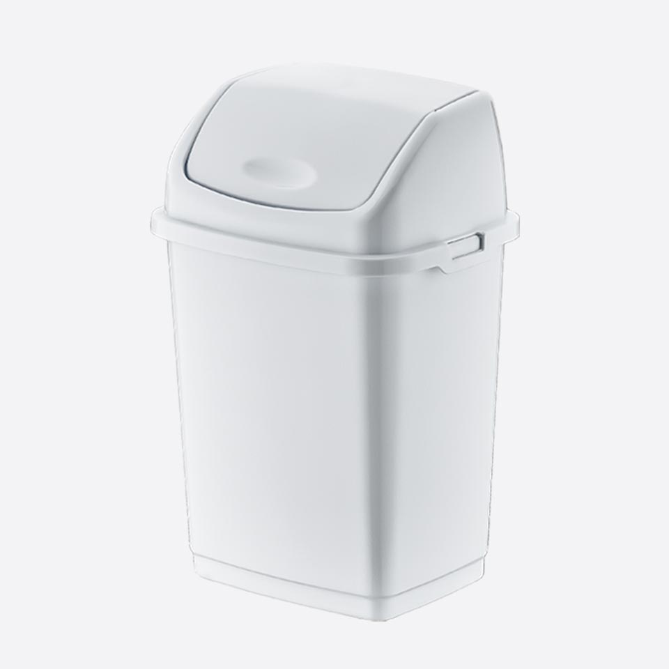 Balde do Lixo USUS Branco 35L