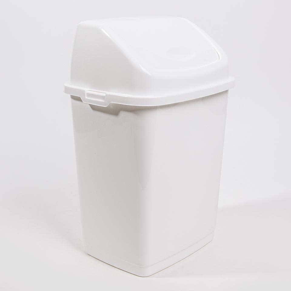 Balde do Lixo USUS Branco 50L