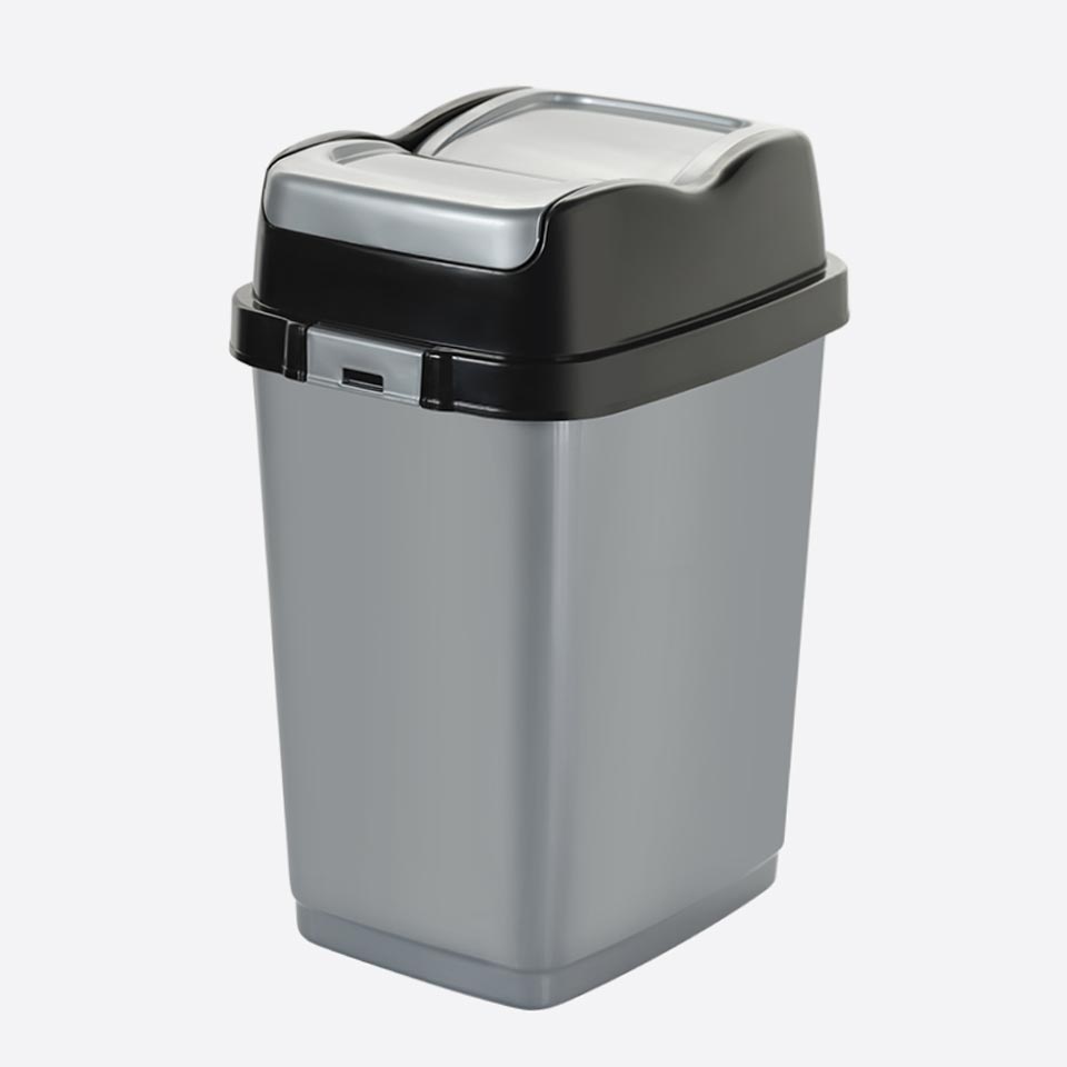 Balde do Lixo NEXUS Cinza 50L