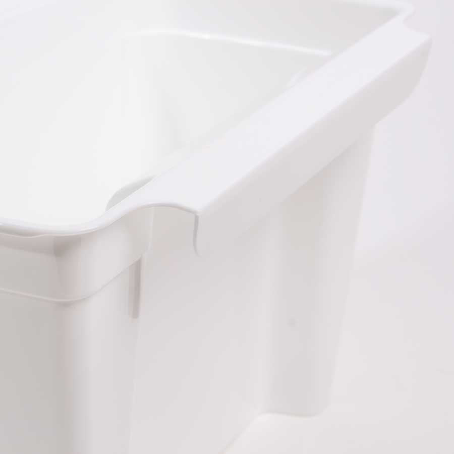 Caixote do Lixo para Bancada SLIMBIN Branco