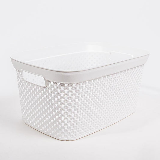 Cesto DIAMOND Branco 10L