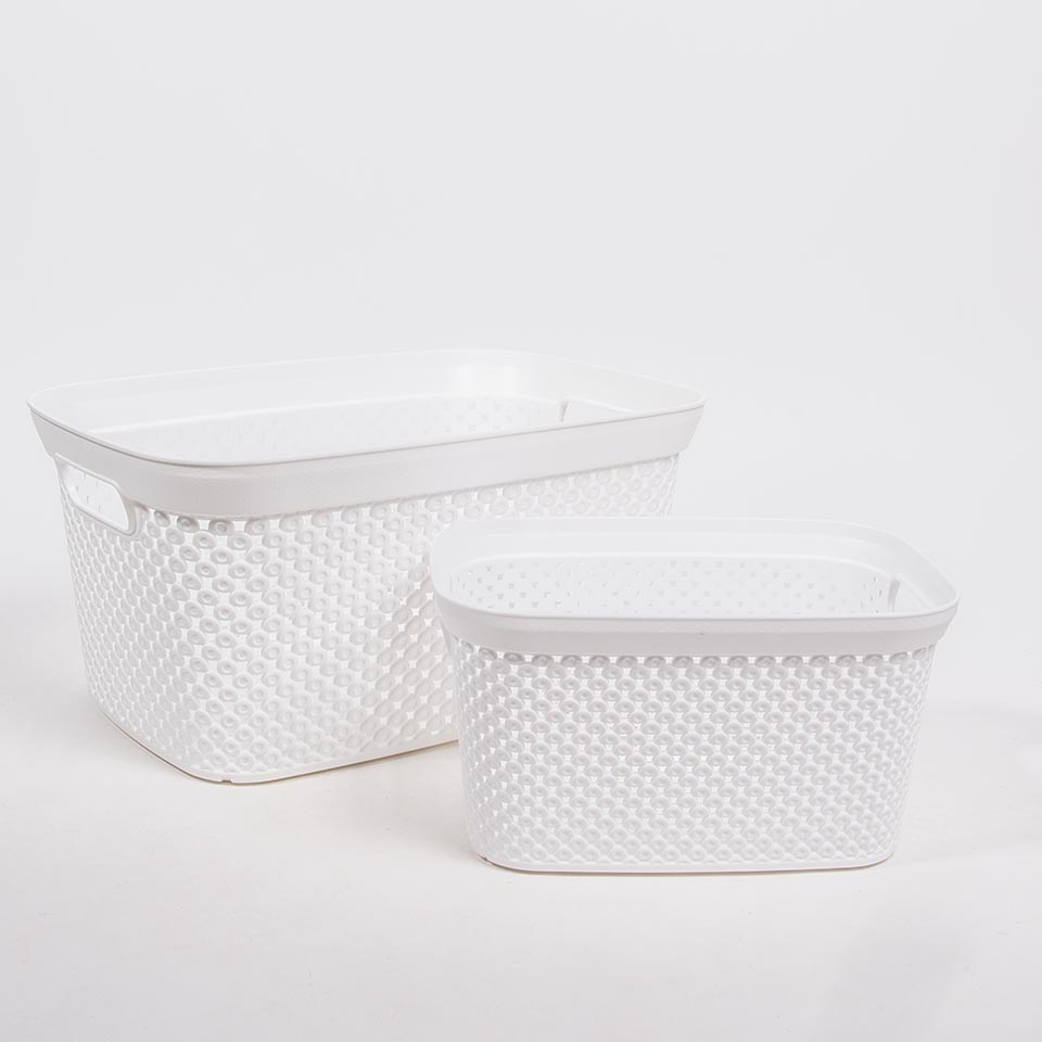 Cesto DIAMOND Branco 10L